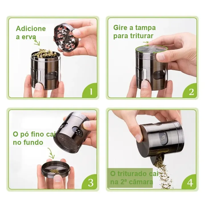 Passo a passo de uso do Dichavador Puff Vision