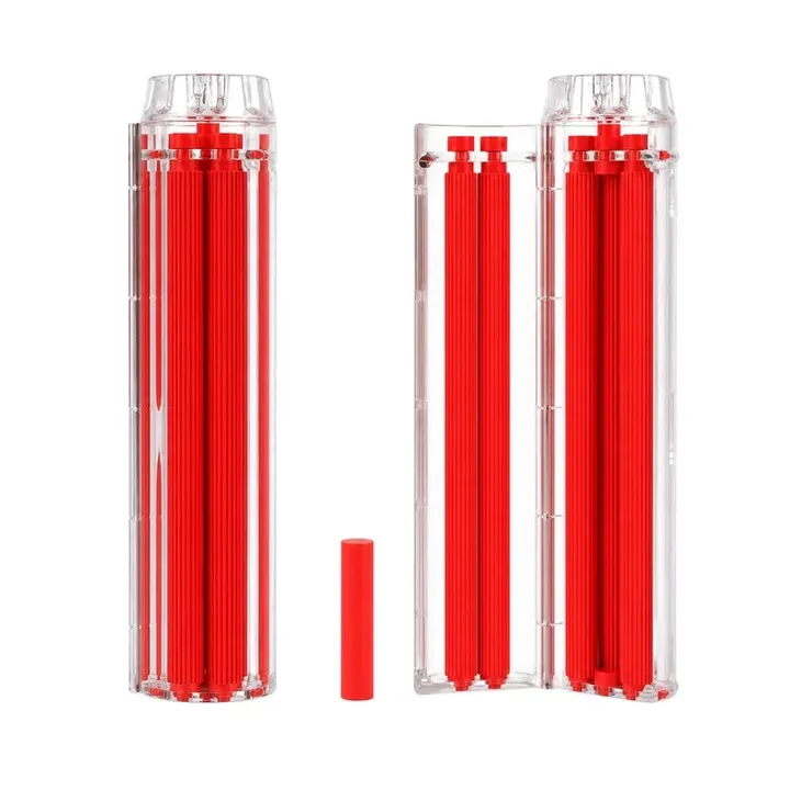 Bolador automatico para finos Slide vermelho aberto e fechado sem borda