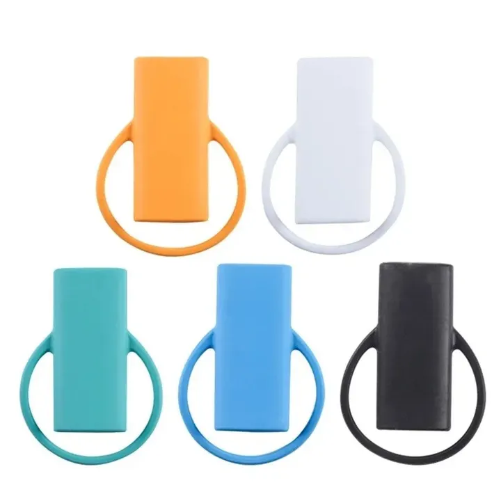 Porta-isqueiro de silicone colorido capa principal com varias cores