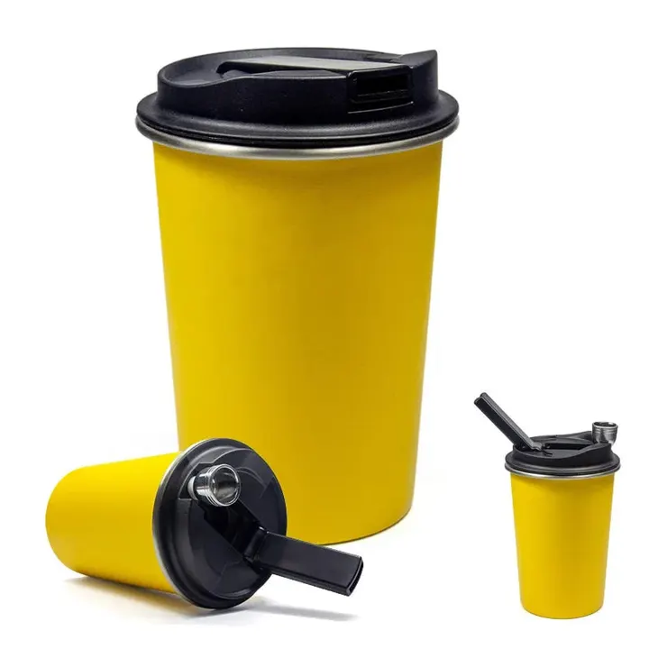 Copo Bong Puff em aco inox capa para narguile e shisha