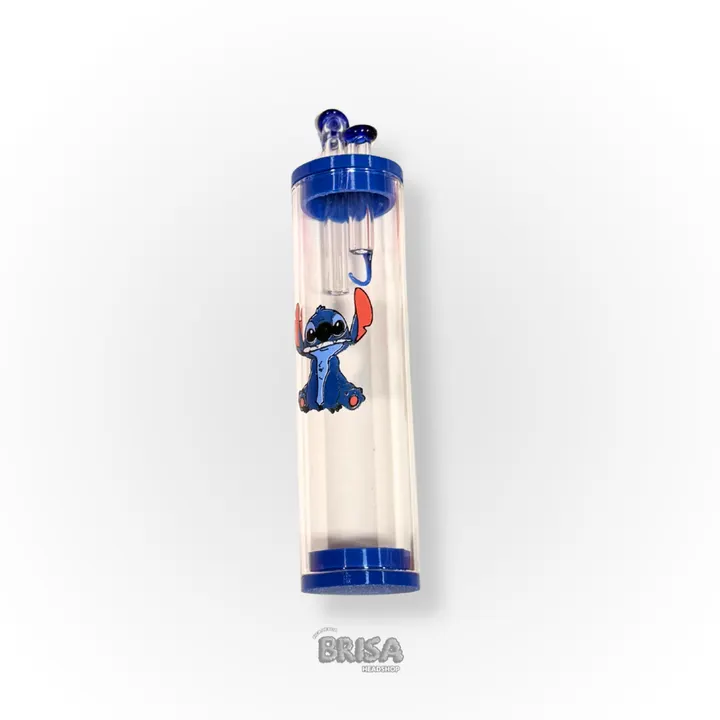 Bong de Hash de Vidro estampa Stitch