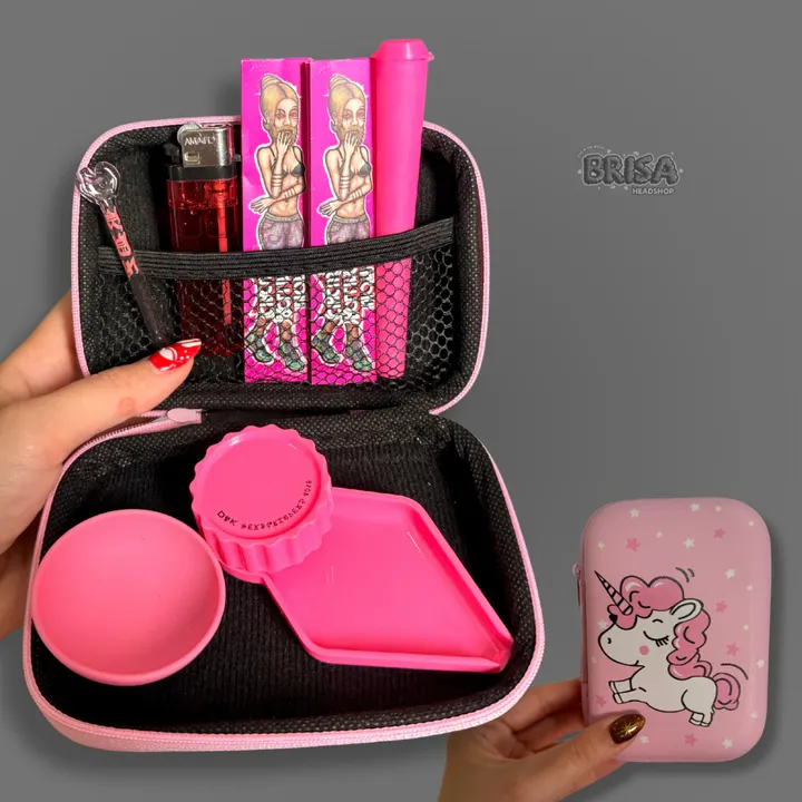 Kit Case Unicórnio - Rosa – foto 1