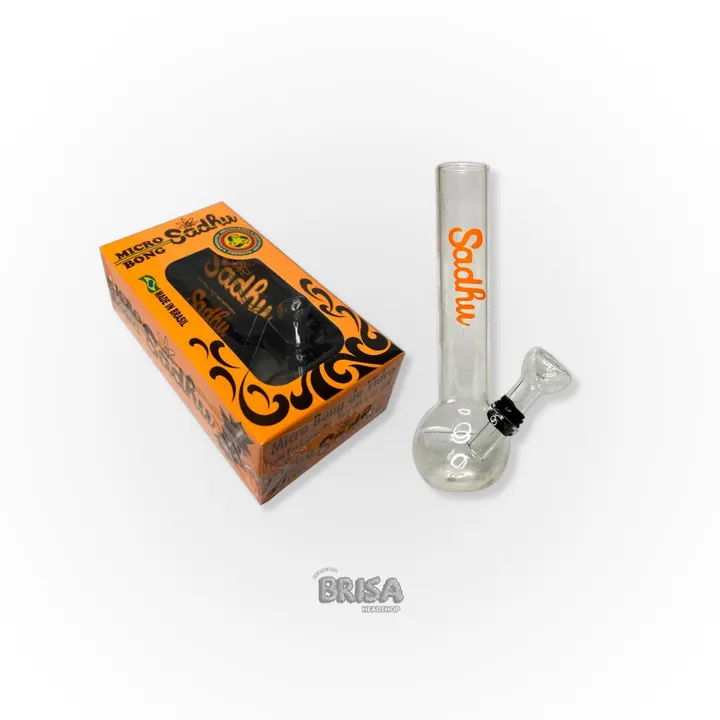 Mini Bong de Vidro Sadhu, 8,5 cm de altura