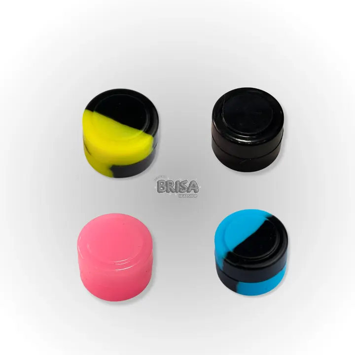 Slick de Silicone 2 ml nas cores Amarelo e Preto, Preto, Rosa e Azul e Preto