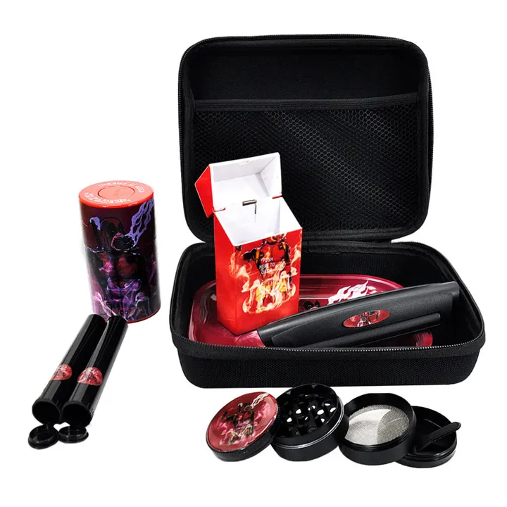 Kit Completo com Bandeja, Dichavador e Pote, função porta-USB