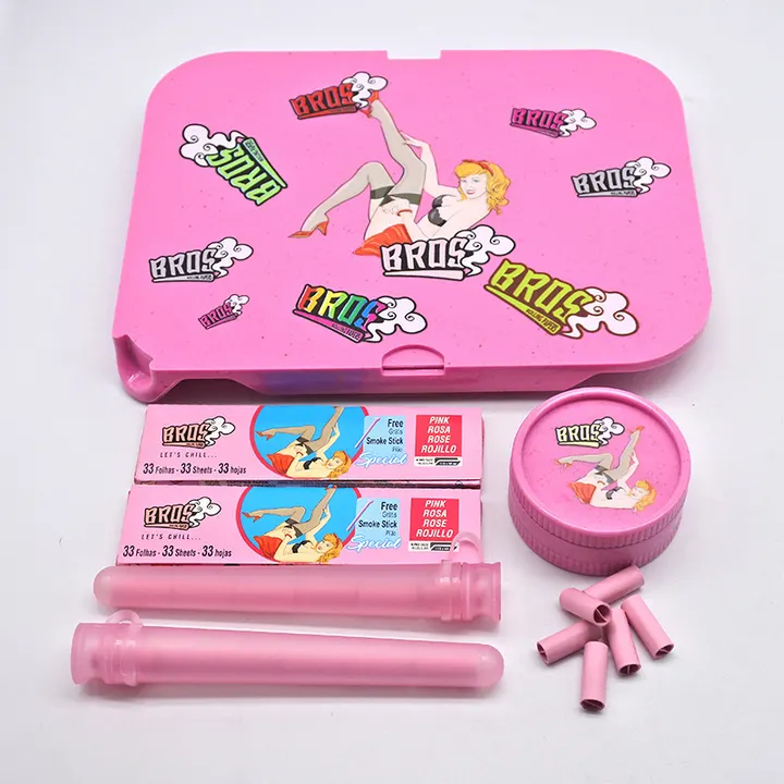 Dichavador de Plástico 2 Partes Biodegradável – UV Rosa