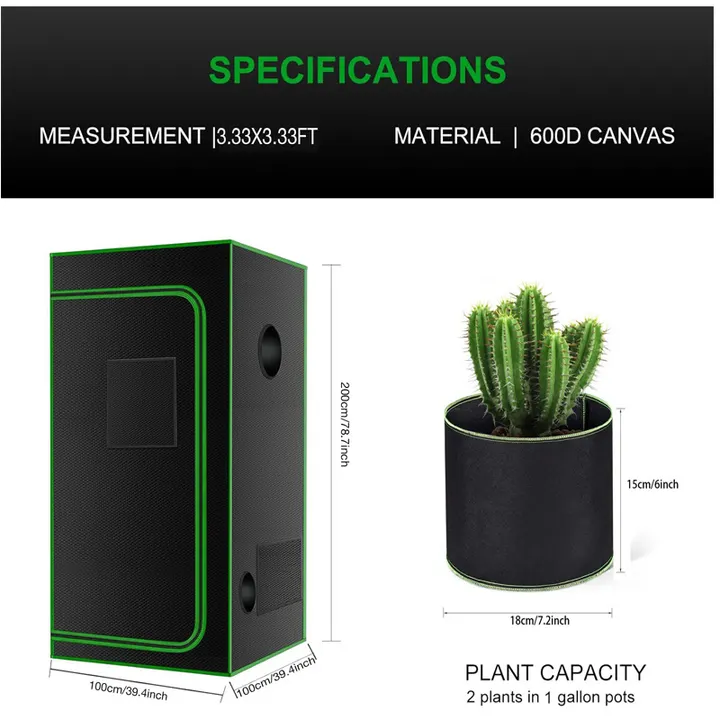Estufa de Inverno para Cultivo, janela transparente