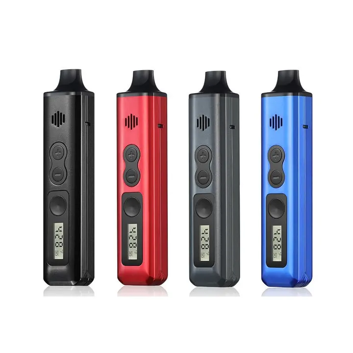 Vaporizador de Ervas Secas Taurus nas cores preto, vermelho, cinza e azul